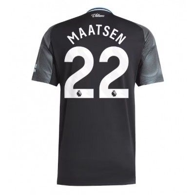 Aston Villa Ian Maatsen #22 Udebanetrøje 2025-26 Kortærmet Aston Villa Ian Maatsen #22 Udebanetrøje 2025-26 Kortærmet